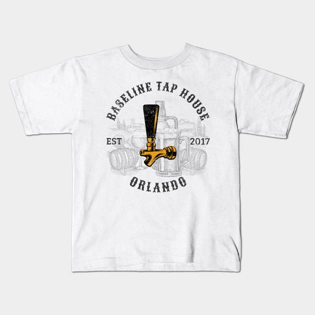 Baseline Tap House Hollywood Studios Orlando Florida Kids T-Shirt by Joaddo